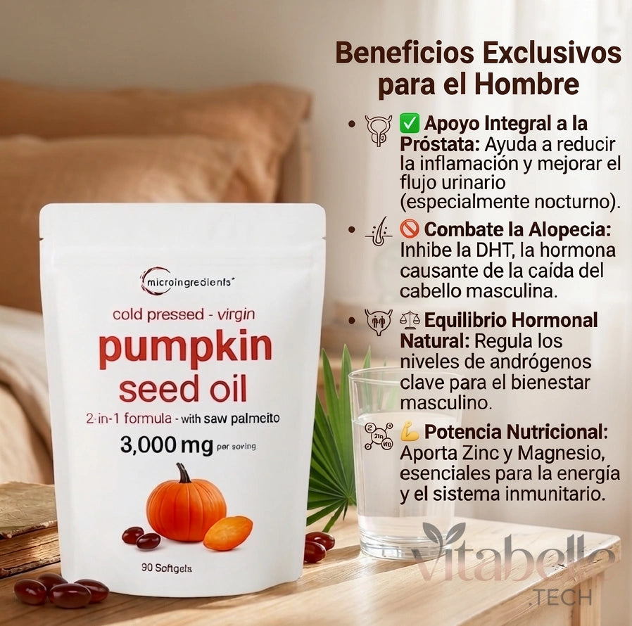 Pumpkin Seed Oil Capsulas