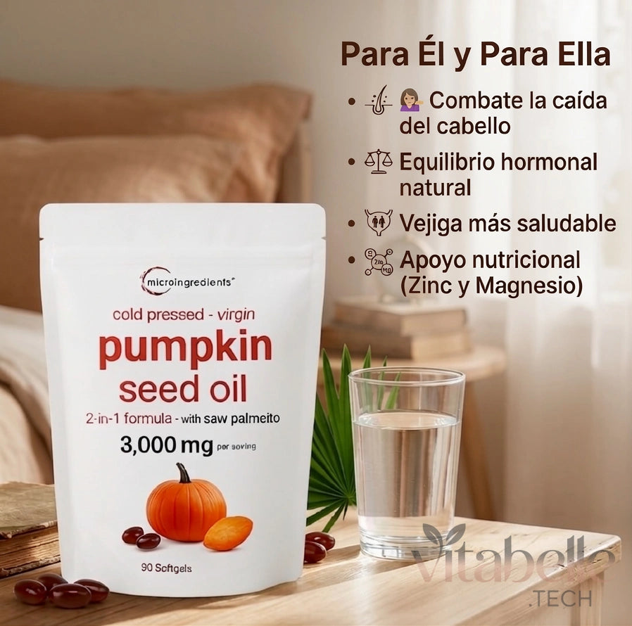 Pumpkin Seed Oil Capsulas