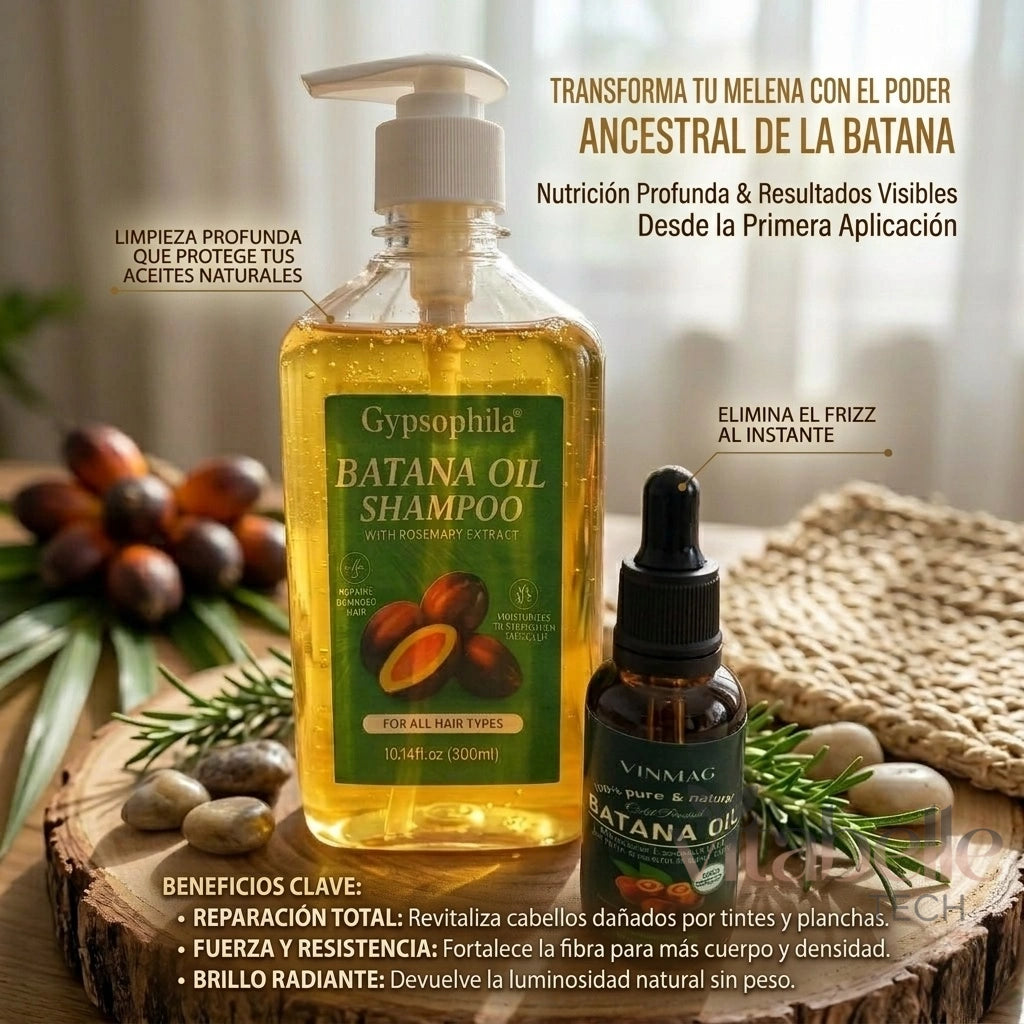 COMBO SHAMPO Y ACEITE DE BATANA